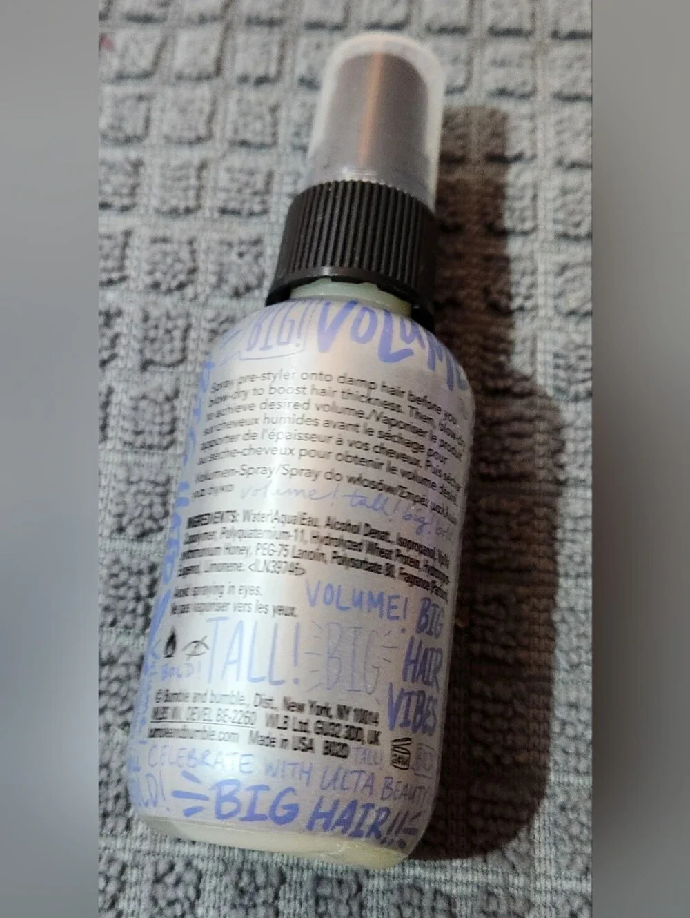 Bb Bumble and bumble Thickening Spray 2oz Travel Size Bottle